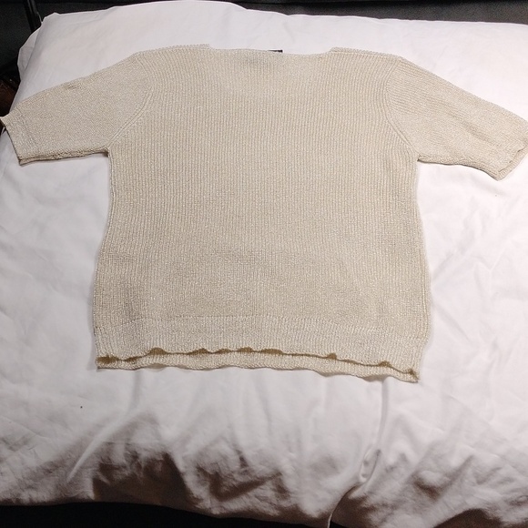 Christine phillipe 1994 vintage large sized top with gold tones in the fabric - Picture 6 of 11